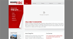 Desktop Screenshot of designfire.com.au